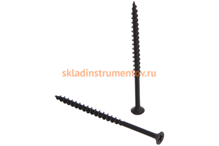 Саморезы универсальные оксидированные по дереву 1200 шт. (4,2х75 мм; PH2; ТФ0) ЗУБР 4-300030-42-075