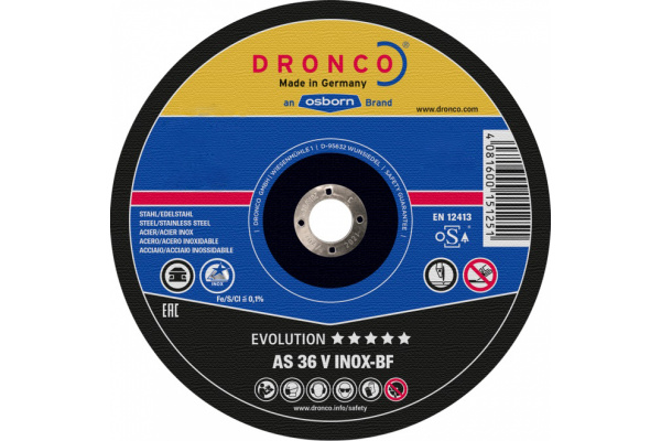 Диск отрезной по металлу Evolution AS36V (150x2.2x22.23 мм) DRONCO 1151070100