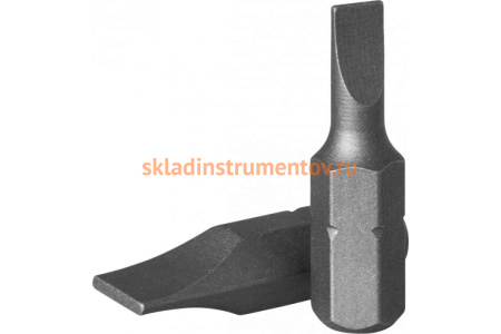 Вставка-бита 1/4"DR шлицевая, SL5, 25 мм Ombra 514550