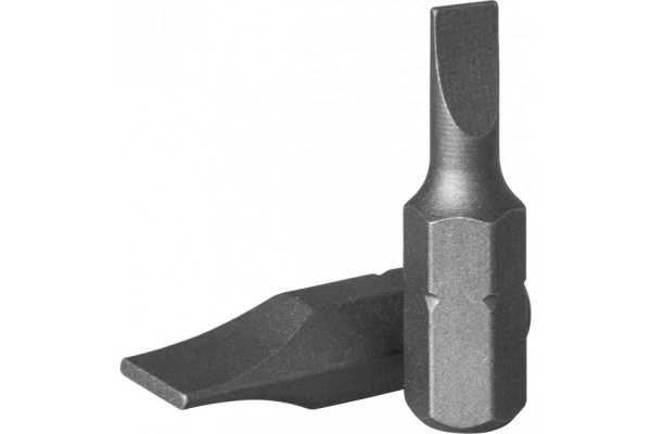 Вставка-бита 1/4"DR шлицевая, SL5, 25 мм Ombra 514550