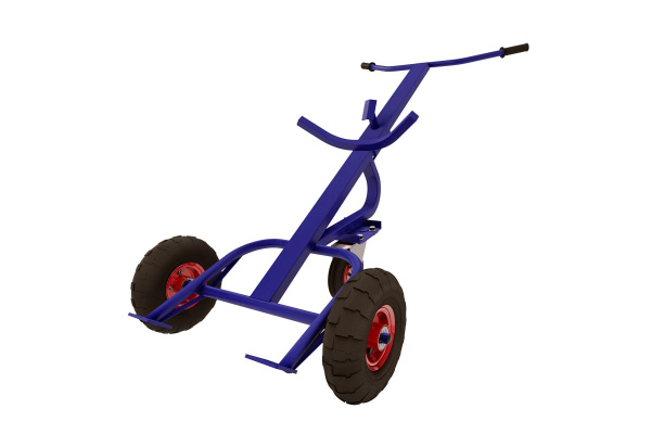 Тележка для бочек RUSKLAD КБ 1 с литыми колёсами d250мм. Тележка для бочек RUSKLAD КБ 1 с литыми колёсами d250мм.