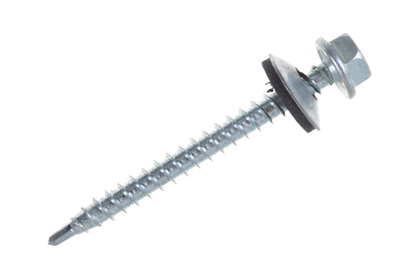 Саморезы Зубр для крепления кровельных материалов к деревянной обрешетке, оцинкованные, 4,8x50мм, 250шт 4-300315-48-050