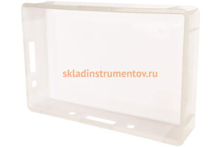 Мясной ящик п/э сплошной 600х400х120 белый морозостойкий Тара.ру Е1 03571