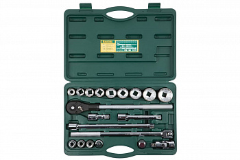 Набор торцовых головок INDUSTRIE QUALITAT 20 предметов Kraftool 27895-H20_z01