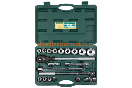 Набор торцовых головок INDUSTRIE QUALITAT 20 предметов Kraftool 27895-H20_z01