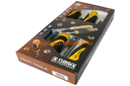 Набор полукруглых стамесок NAREX SUPER 2009 LINE PROFI 860602
