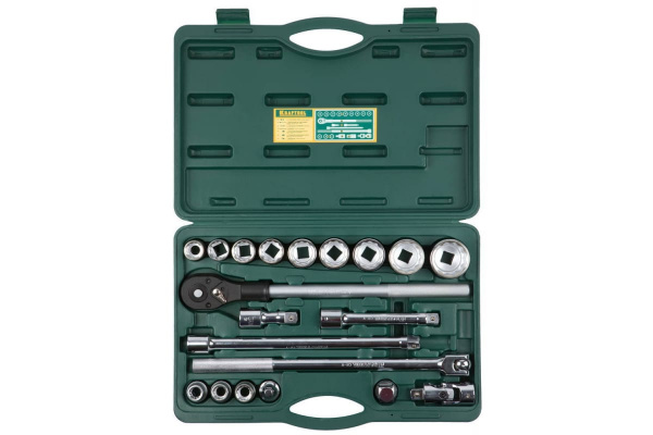 Набор торцовых головок INDUSTRIE QUALITAT 20 предметов Kraftool 27895-H20_z01