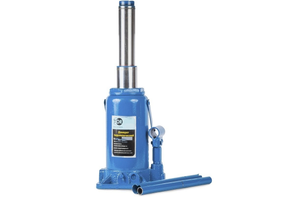 Гидравлический телескопический домкрат TOR ДГТ-6 6 т, двухплунжерный 1006106
