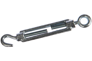 Талреп STAYER DIN 1480, крюк-кольцо, М6, 15 шт, оцинкованный, 30515-06 Талреп STAYER DIN 1480, крюк-кольцо, М6, 15 шт, оцинкованный, 30515-06