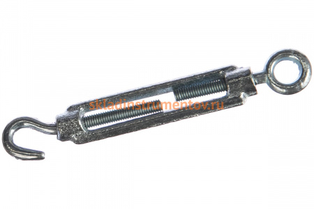 Талреп STAYER DIN 1480, крюк-кольцо, М6, 15 шт, оцинкованный, 30515-06