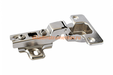 Петля для полунакл. дверей, с монтажной планкой JET 305 Slide-On D35мм H2мм HE305B.112NI55