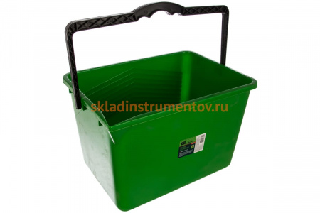 Малярное пластмассовое прямоугольное ведро 14л СИБРТЕХ 81405
