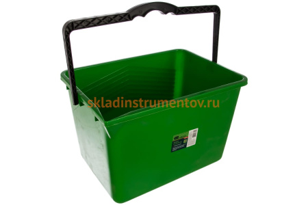 Малярное пластмассовое прямоугольное ведро 14л СИБРТЕХ 81405