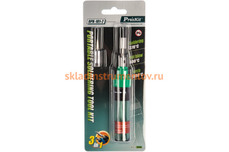 Газовый паяльник ProsKit 8PK-101-2 00152594 Газовый паяльник ProsKit 8PK-101-2 00152594