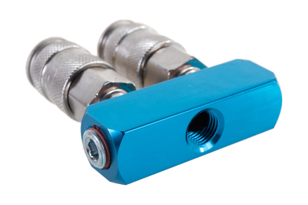 Разветвитель пневматический (1/4"; рапид EURO) WIEDERKRAFT WDK-82ML