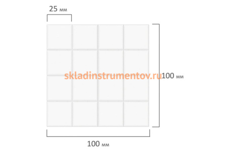 Двухсторонние клеевые подушечки BRAUBERG 25 мм х 25 мм х 2 мм, вспененная основа, 48 шт 662786