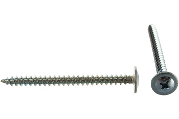 Саморезы с прессшайбой по листовому металлу до 0,9 мм Зубр PH2 4,2х51 мм 20шт 300196-42-051