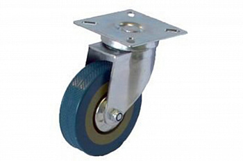 Колесо серая резина поворотное SCG25 50 мм MFK-TORG 3053050