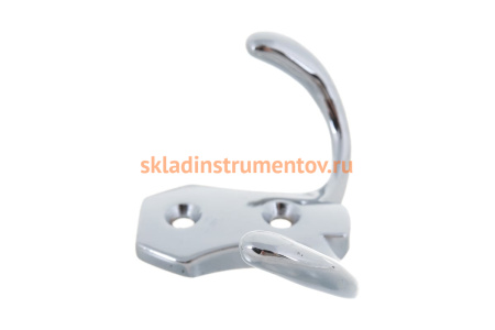 Мебельный крючок JET 586 двухрожковый, алюминий, хром CQ586A.002CP99