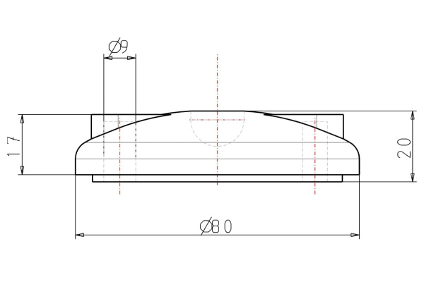 Диск для шарнирной опоры KIPP K0415.4080