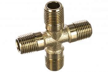 Переходник крестовина 1262/2 MMMM 1/4" GAV 27831