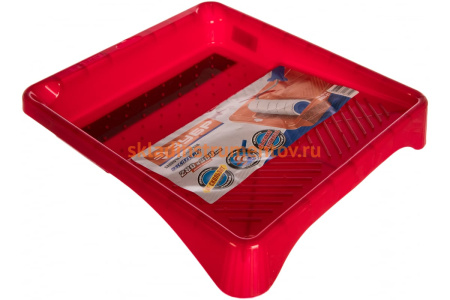 Малярная пластмассовая ванночка для валиков до 210 мм, 280x300мм Зубр "ЭКСПЕРТ" 06055-21