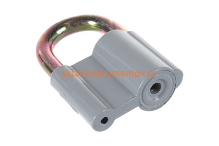 Навесной замок КУРС корпус из алюминиевого сплава, стальная дужка, 60 мм 67015