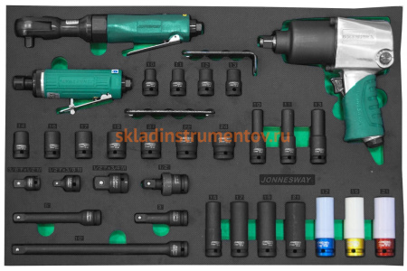 Набор пневматического инструмента Jonnesway JA-C231SV 1/2"DR 31 предмет 49274
