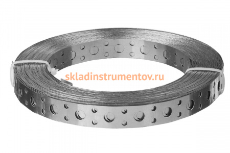 Перфорированная вентиляционная лента ЗУБР прямая ПВЛ 12х0.75мм 25м 310247-12-75