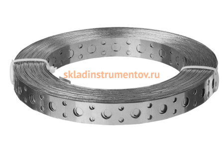 Перфорированная вентиляционная лента ЗУБР прямая ПВЛ 12х0.75мм 25м 310247-12-75