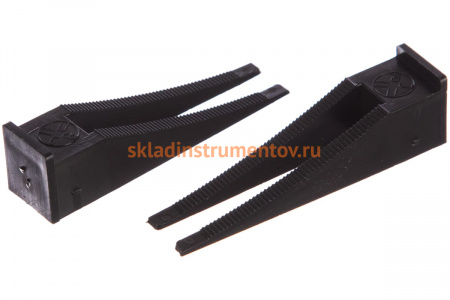 Система выравнивания плитки СВП (клин 50 шт; пакет ПЭНД) СИБРТЕХ 88050