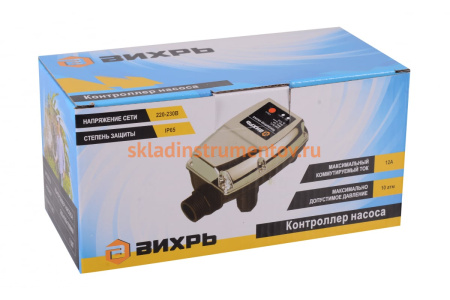 Контроллер насоса датчик сухого хода Вихрь 68/4/4