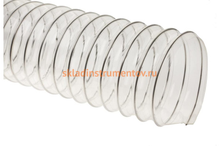 Шланг полиуретановый прозрачный, длина 5м, диаметр 100мм, стенка 0,5мм JET PU500.100.5