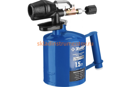 Паяльная лампа с чугунным эжектором ЗУБР ПРОФЕССИОНАЛ САМОТЛОР 1,5 л 40650-1.5_z02 Паяльная лампа с чугунным эжектором ЗУБР ПРОФЕССИОНАЛ САМОТЛОР 1,5 л 40650-1.5_z02