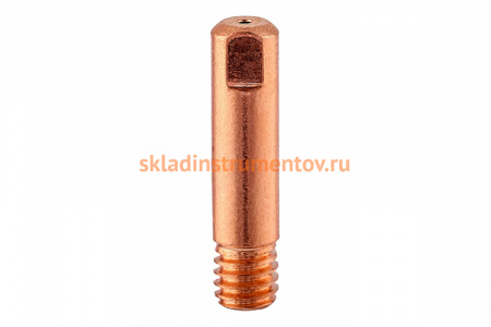 Наконечник сварочный прямой (10 шт; E-CU-AL; М6; 0.8 мм) Сварог MS ICU0003-58 98905