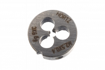 Плашка М 2.5 х0.4 9ХС HORTZ 203977