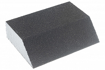 Губка шлифовальная "МАСТЕР" (100х68х42х26 мм; Р80) Зубр 35613-080