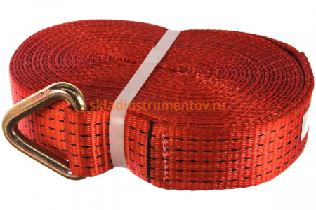 Свободный конец стяжного ремня 2.5/5 тн, 10 м РОМЕК 50.25.000.2 2000000007526