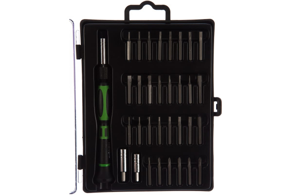 Отвертка со сменными стержнями 33шт HAUPA 104002