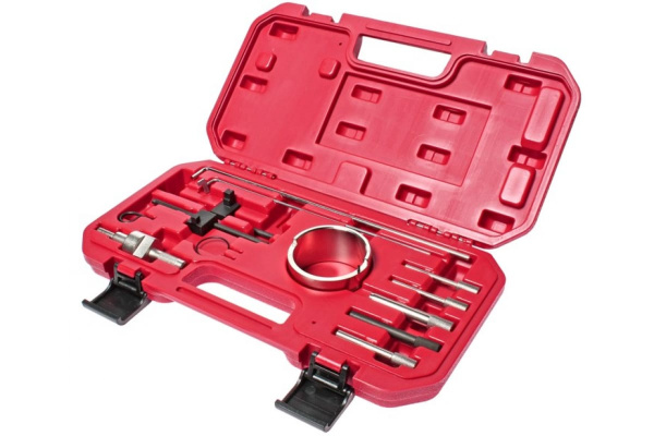 Набор инструментов для обслуживания дизельного двигателя CITROEN, PEUGEOT (11 предметов в кейсе) JTC 4845