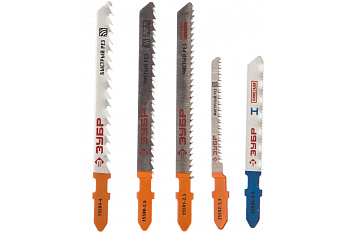 Набор пилок "ЭКСПЕРТ" 5 шт. по дереву/металлу для электролобзиков Зубр 15580-H5