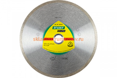 Круг алмазный по плитке (125х22.2 мм) для УШМ KLINGSPOR 325369