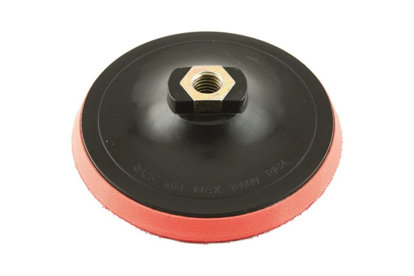 Опорный диск для кругов на липучке Orientcraft самозацепляемый 125 мм, М14, толстая подошва 501.01