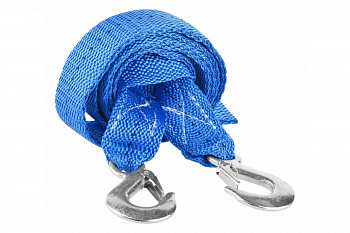 Трос буксировочный DEXX, 2 крюка, сумка, 4м, 2,5т 61205-2.5