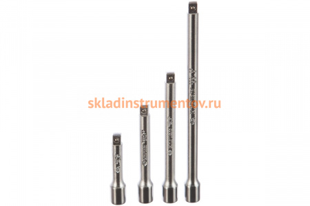 Набор удлинителей (1/4", 55, 75, 100, 150 мм, 4 предмета) KING TONY 2104PR