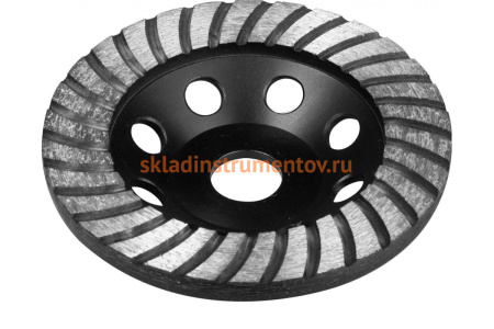 Чашка алмазная турбо-Плюс 125 мм ЗУБР Профессионал, 33371-125