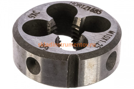 Плашка HORTZ М10x1.25 9ХС 204009