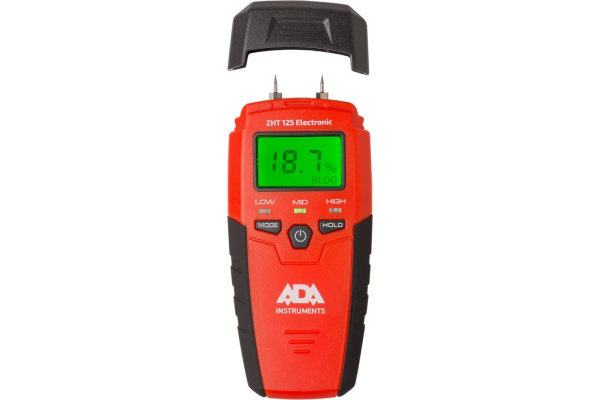 Контактный измеритель влажности древесины и стройматериалов ADA ZHT 125 Electronic А00398