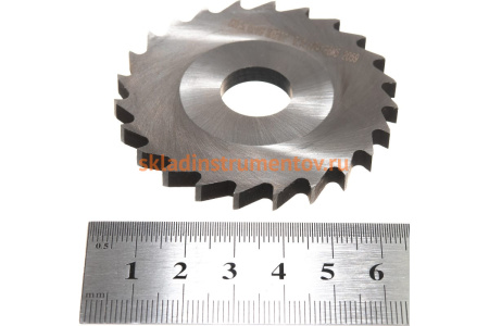 Фреза отрезная (63x5x16 мм; тип 2; z=24; Р6М5) HORTZ 205256