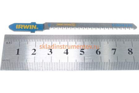 Пилка T101AO (5 шт; 83 мм; 20TPI; HCS) для электролобзика Irwin 10504226